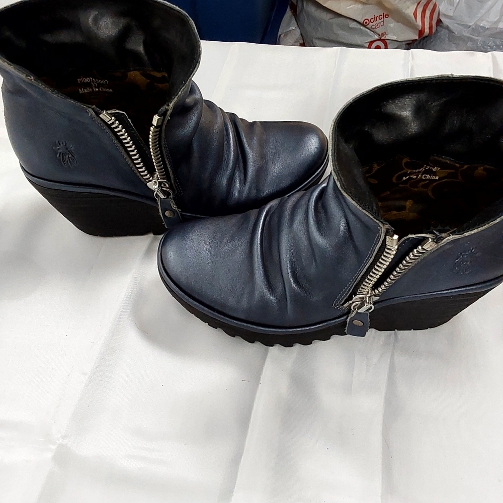 Fly London Yoxi Wedge Bootie - Picture 8 of 15